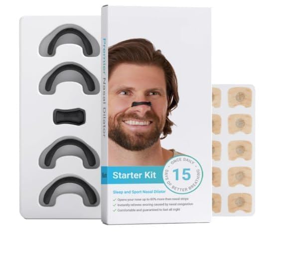 Breathing Nasal Strip Starter Kit (15 Count)