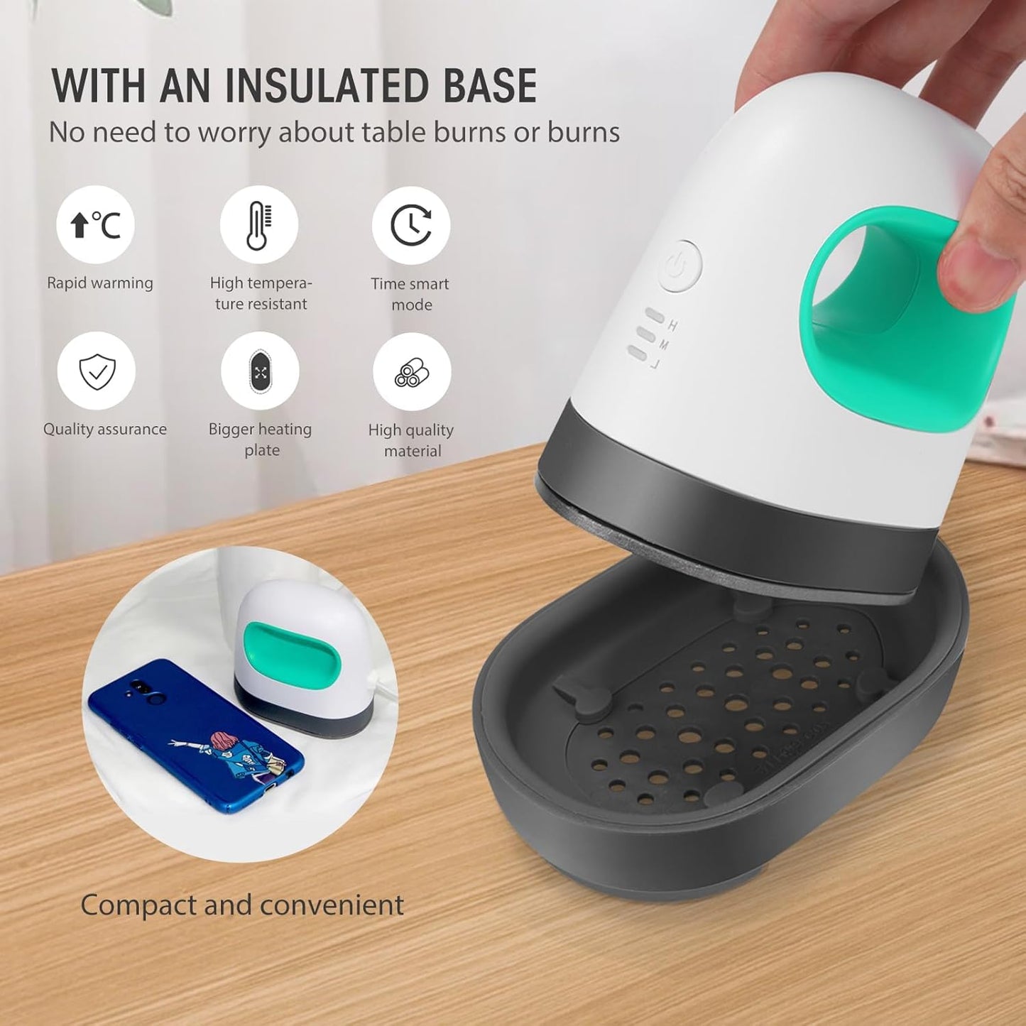 Mini Heat Press Machine - Portable Hot Press