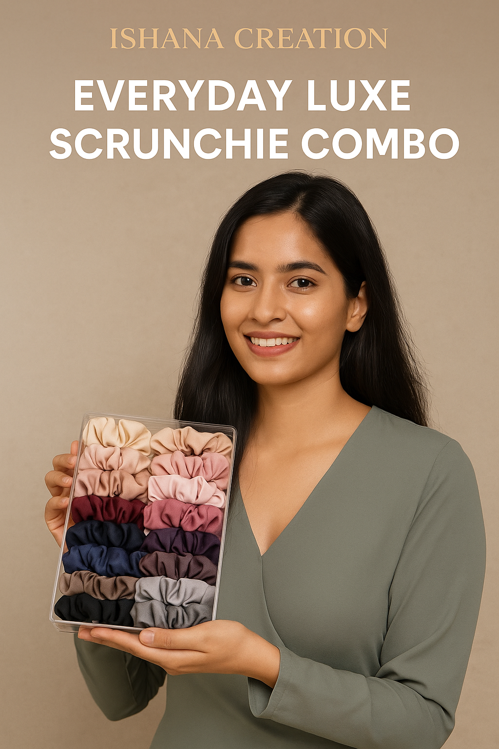 Everyday Luxe – 12 Scrunchies Combo Pack
